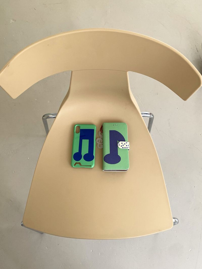 [card case] greenmusicnote