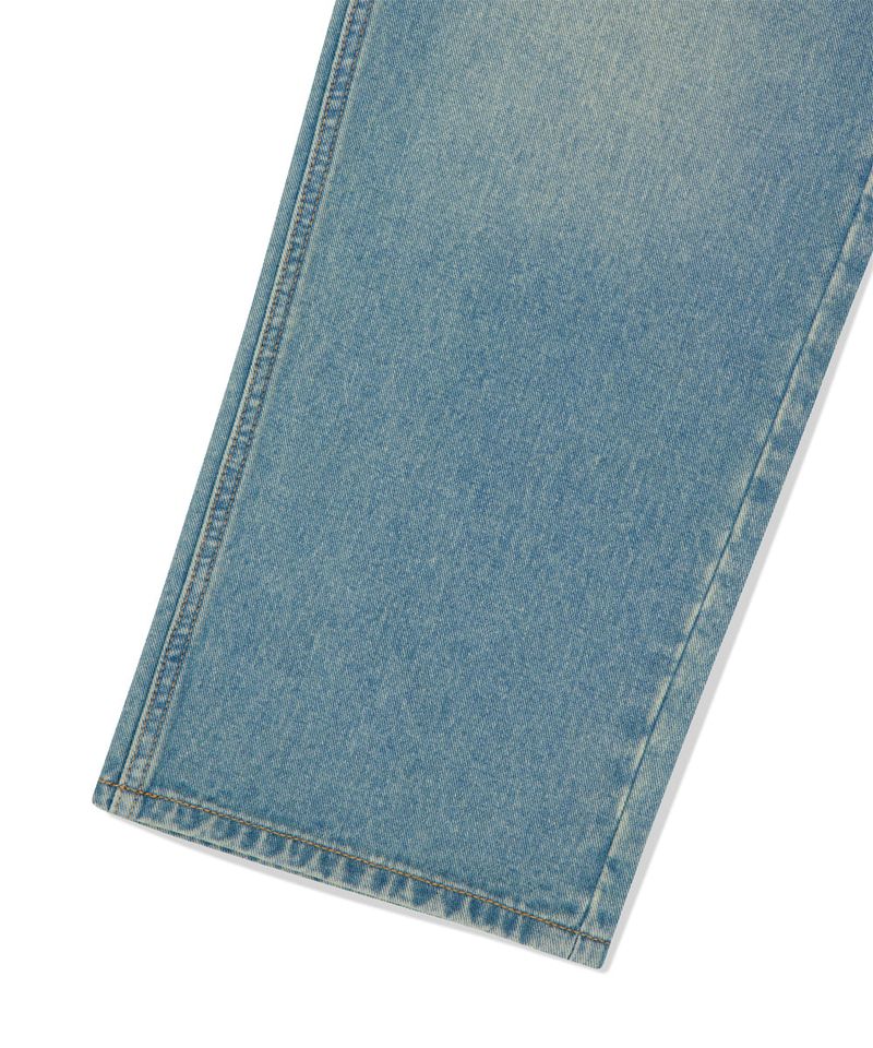 EMB SPLATTER DENIM PANT