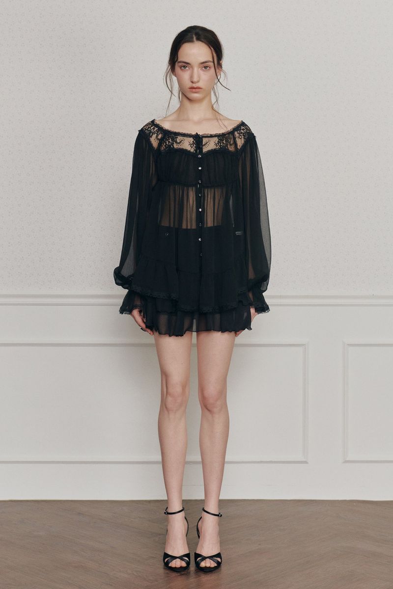 MOONRISE BLOUSE black