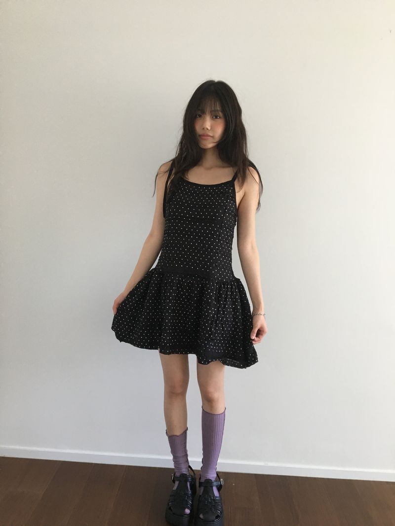 Popping Tencel Knee Socks (4color)