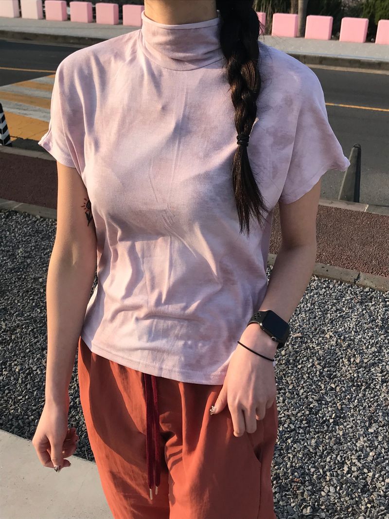 Arco iris（アルコイリス）の「Printing half turtleneck t （Tops）」
