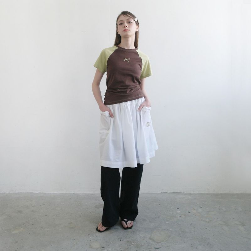 Brown/Olive Raglan T-Shirt