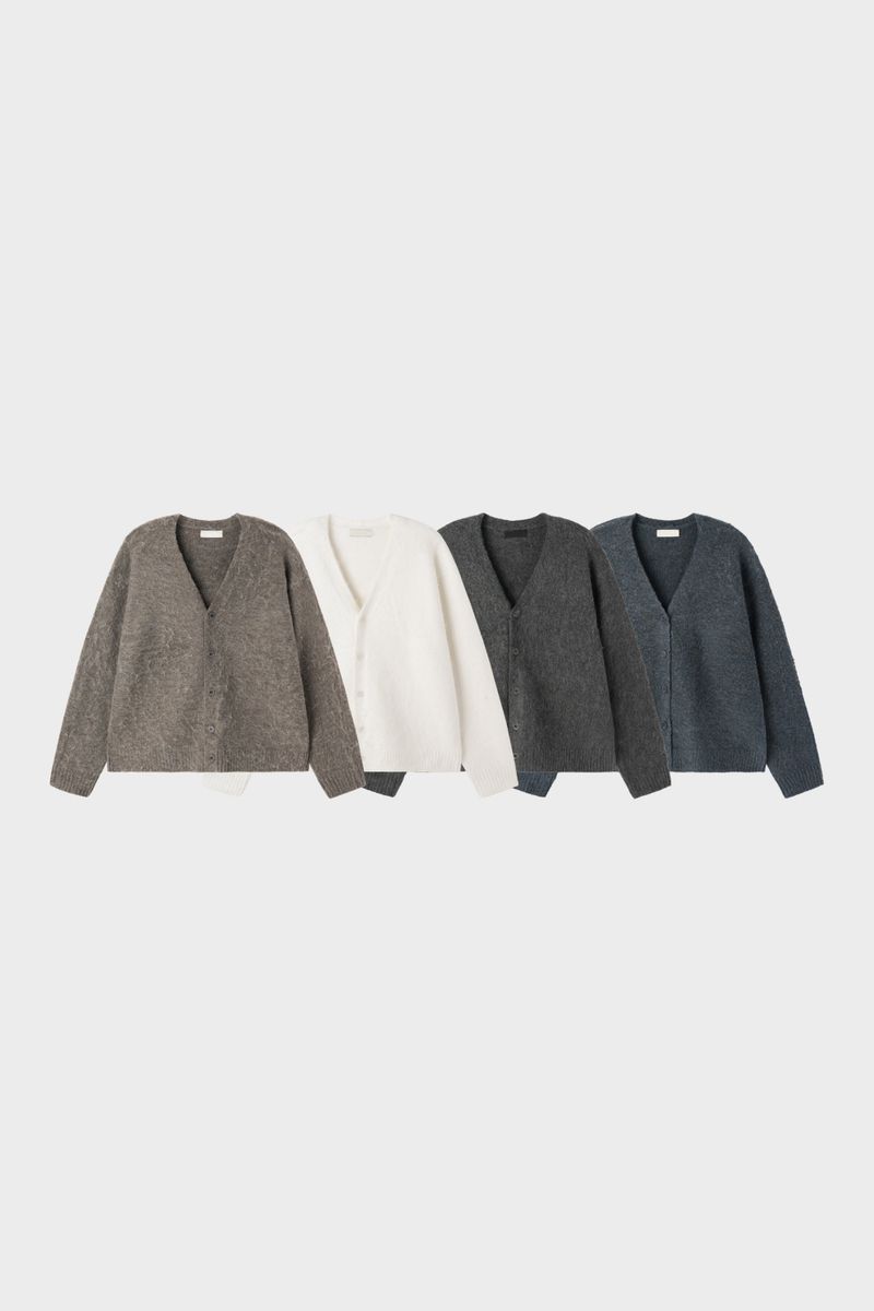 Tori Wool Brush Knit Cardigan (4c)