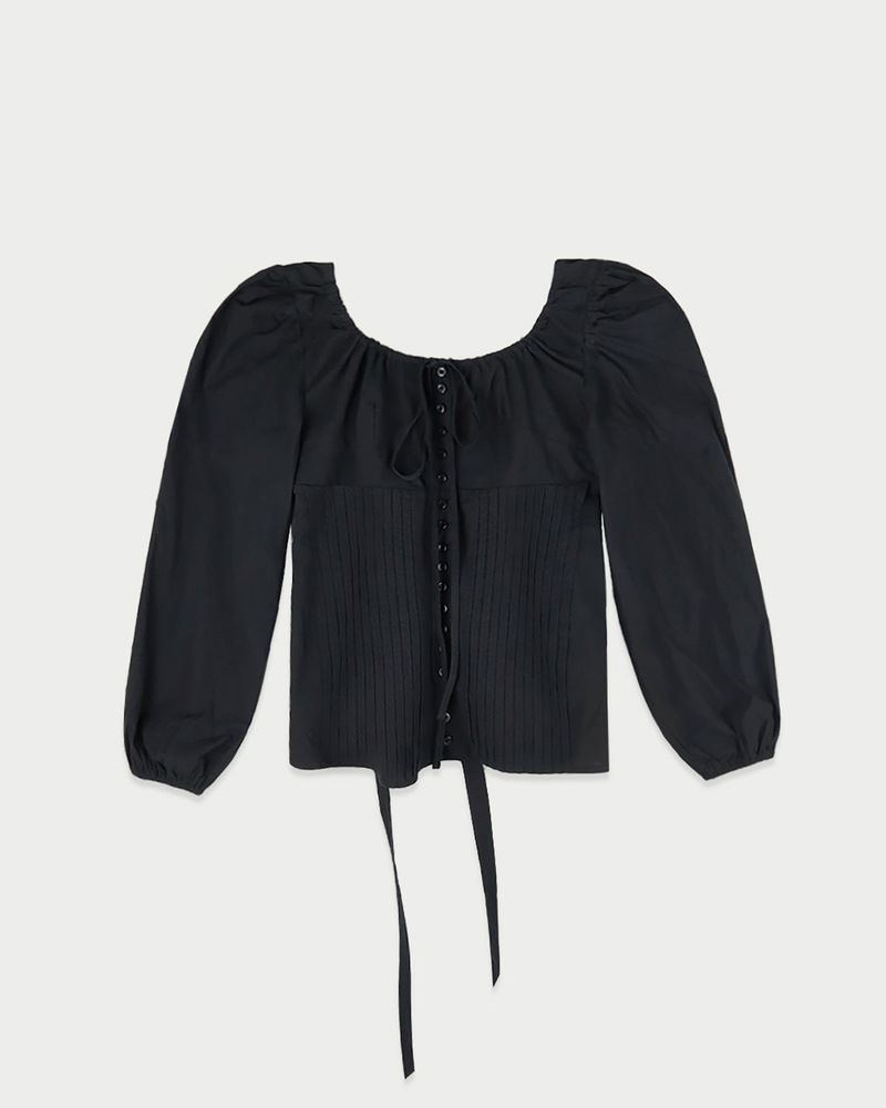 Montana long blouse_black