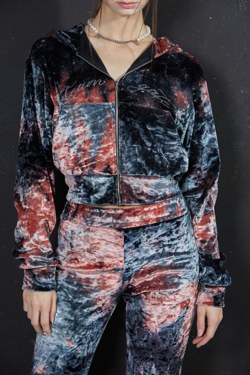 DYEING VELVET HOOD