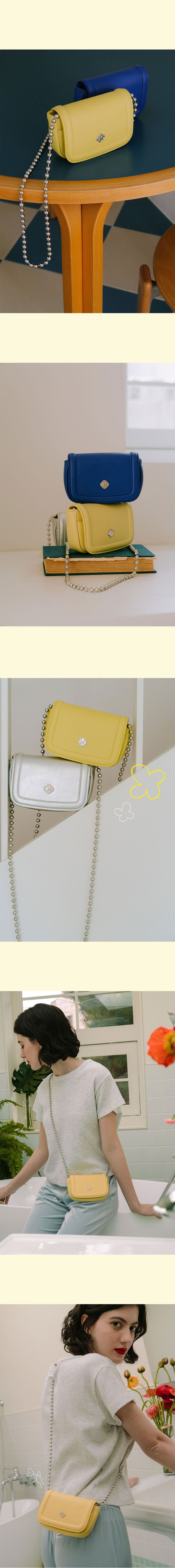 Poppy Chain Mini Bag_Yellow