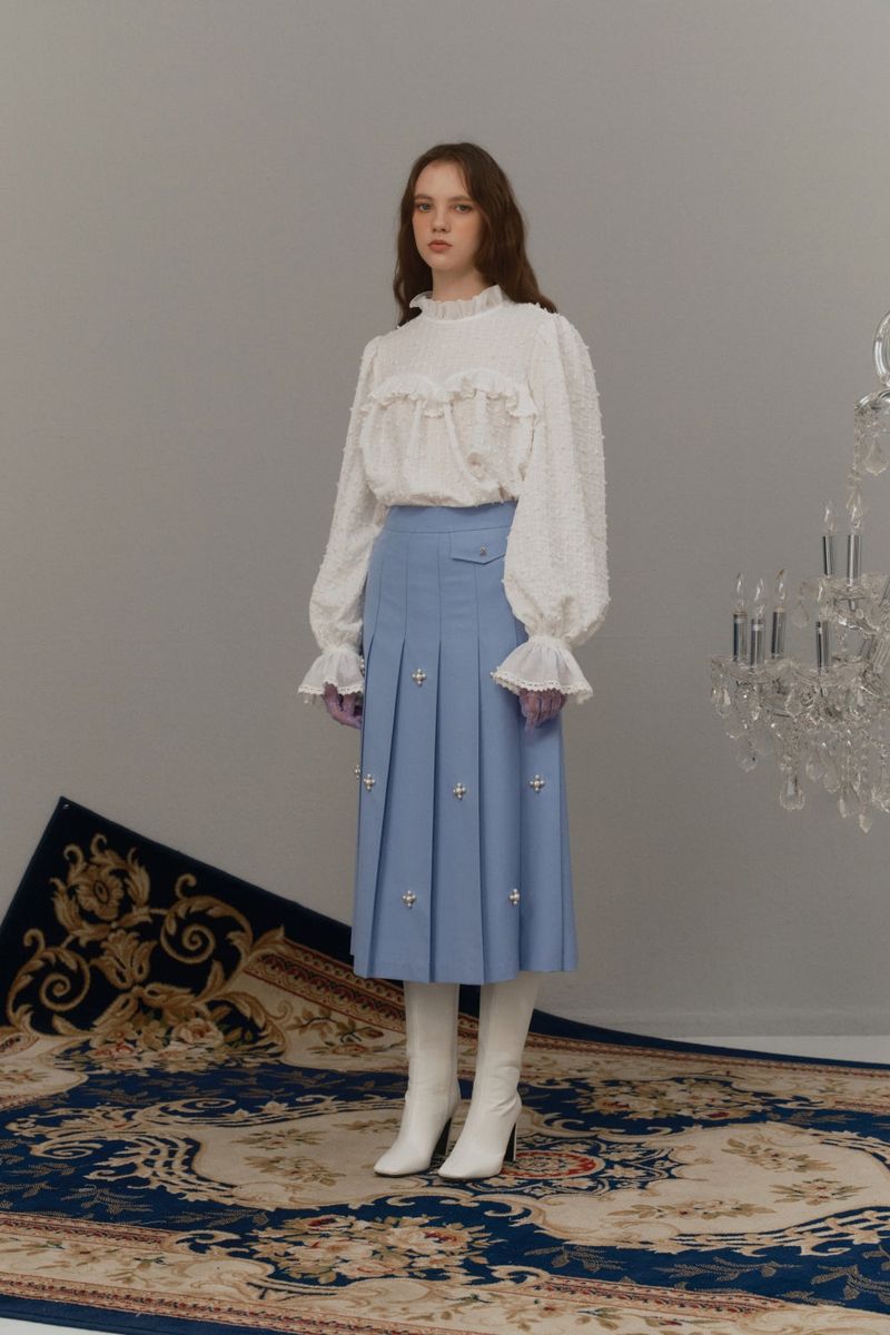 Ruffled blouse