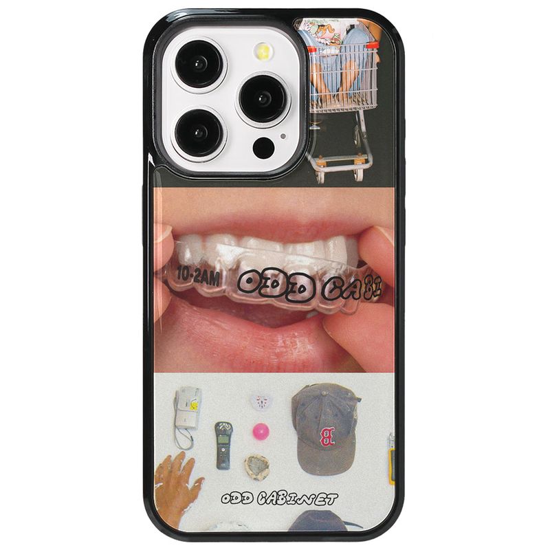 ODDCABINET（オッドキャビネット）の「ヒップ アーカイブ コラージュ エポキシ バンパー iPhone ケース（スマホグッズ/小物）」