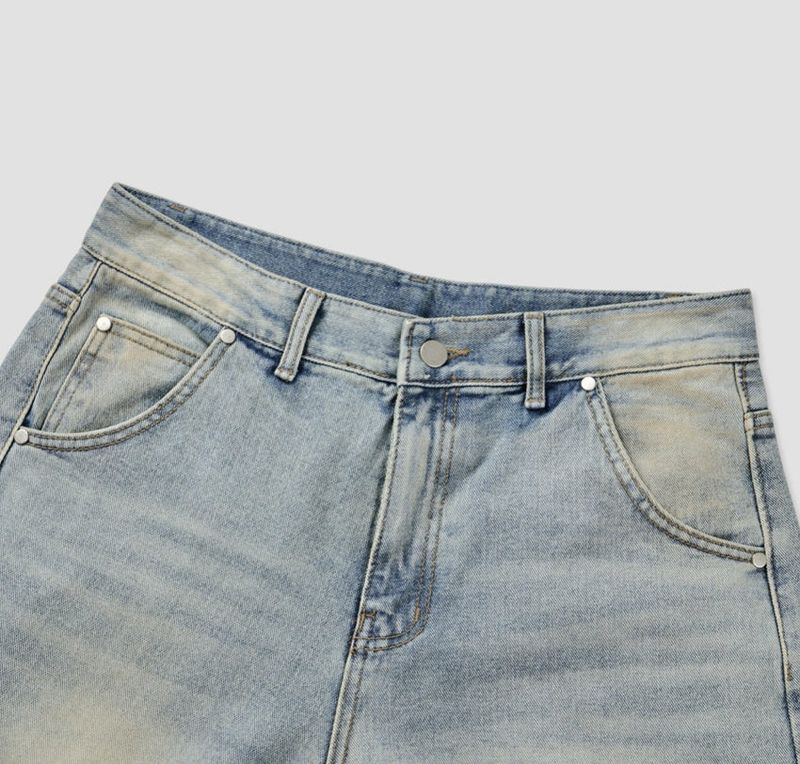 No.1393 A pocket wide denim PT