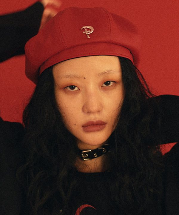 CLUT STUDIO(クラットスタジオ)の「1 3 fake leather beret(Accessories)」