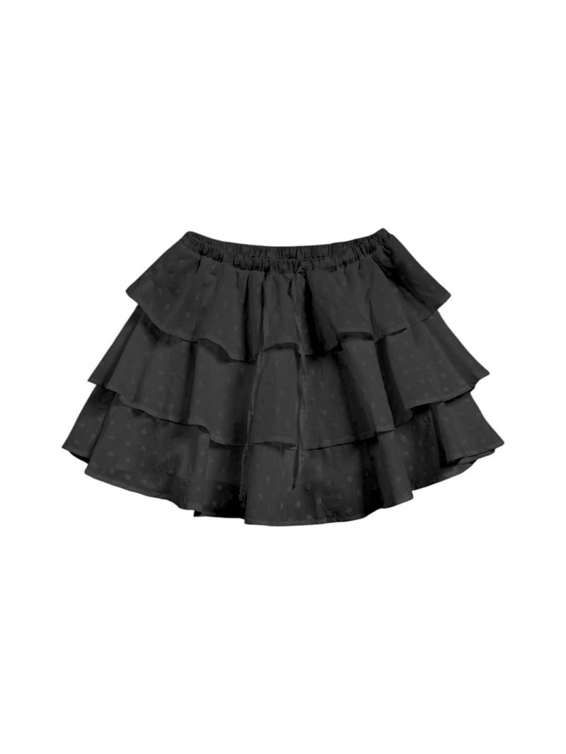 Floral Mini Ruffle Skirt (3color)