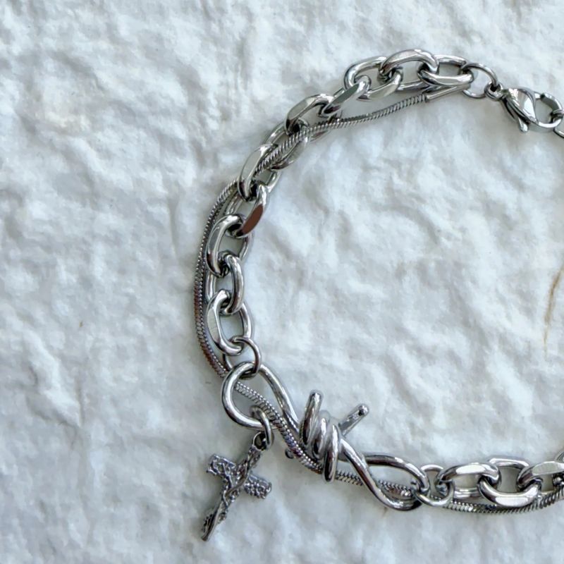 Thorn Cross Bracelet