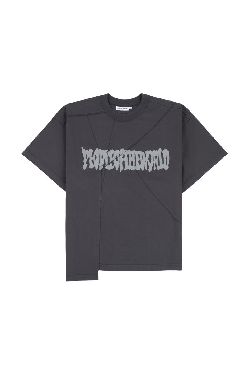 Cutting Logo OversizedFit T-shirt (DARK GRAY)
