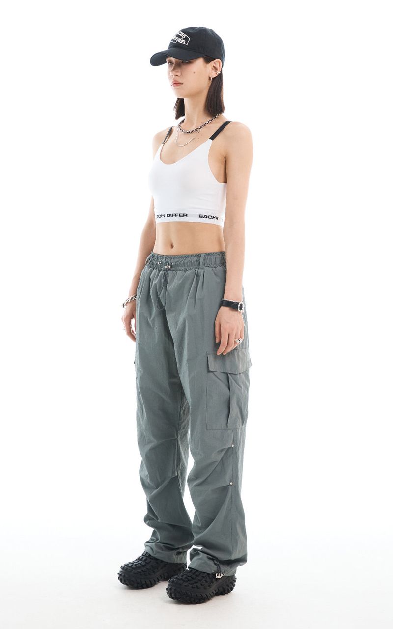 VOLUME CARGO PANTS_DARK GREEN