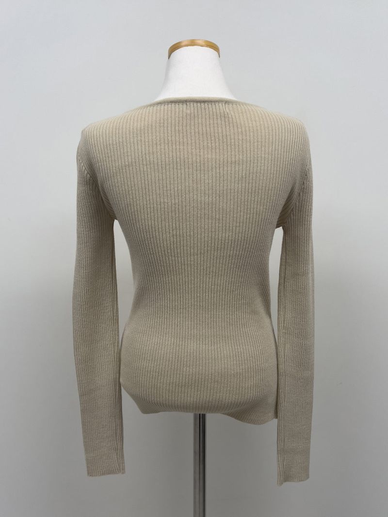 Ray Buckle Wrap Knit