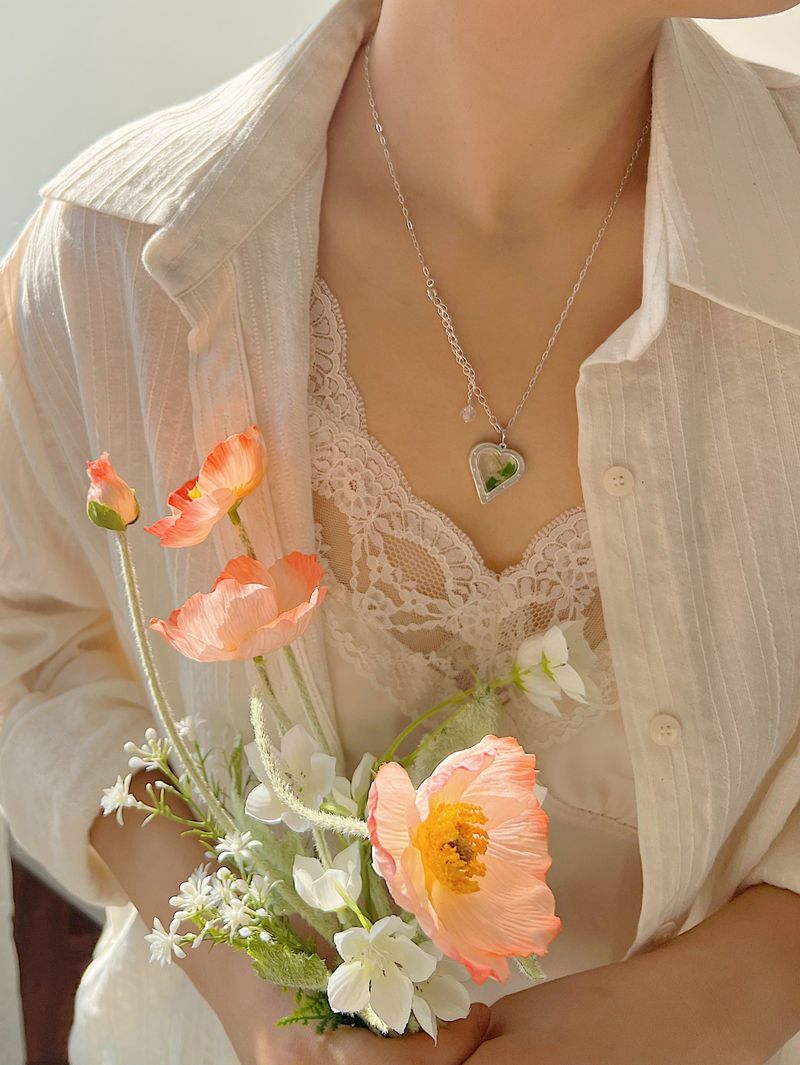 Purity necklace with pearl