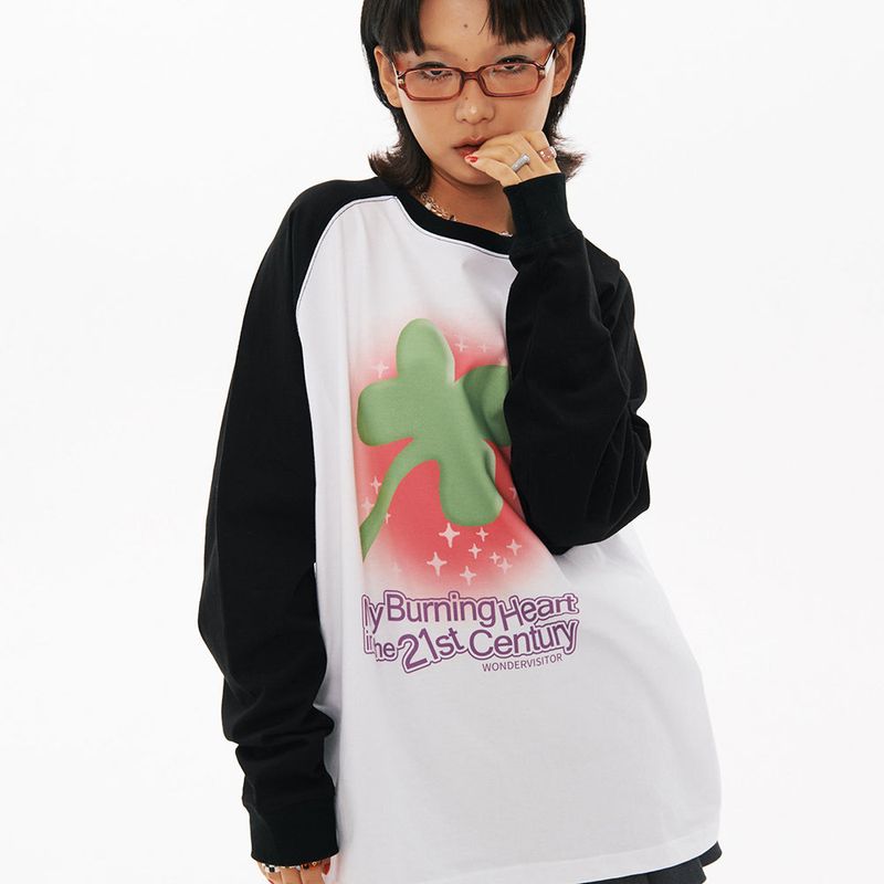 Clover Raglan Long sleeve [2Color]