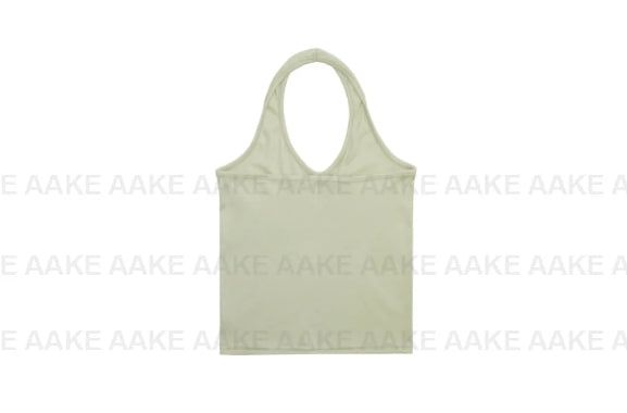 SHIRRING HALTER TOP