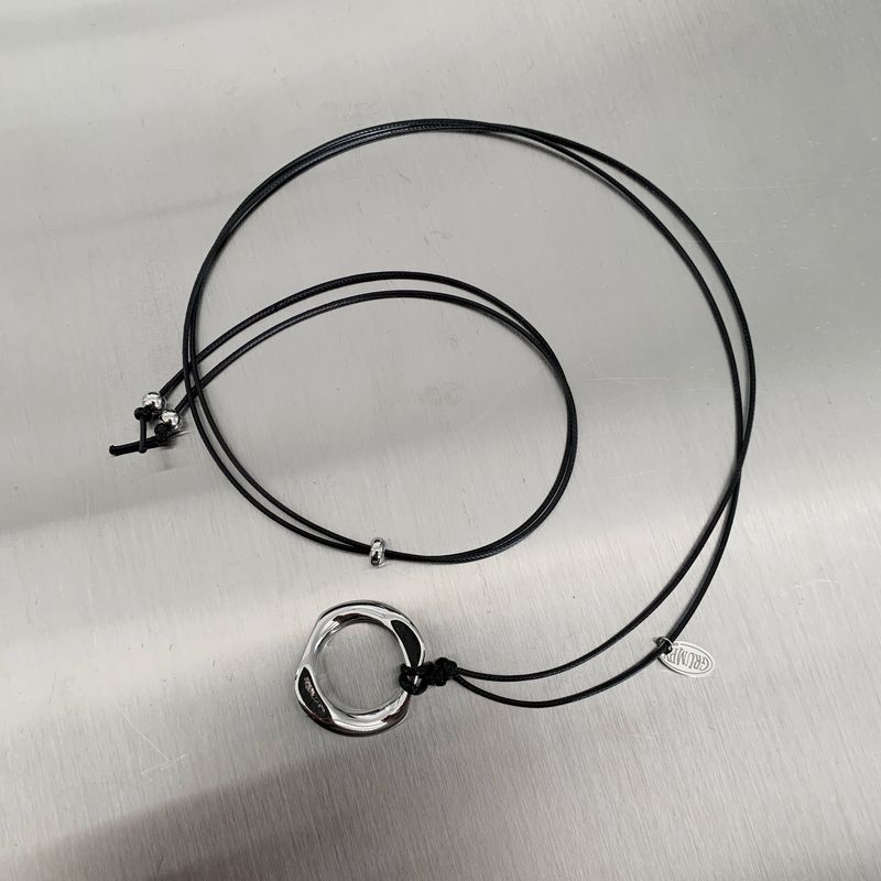 Nomad Ring Leather Necklace