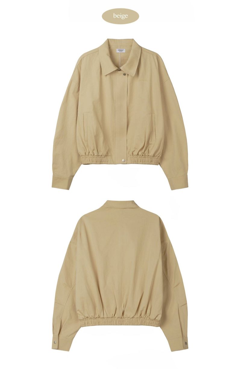 COTTON BLOUSON JACKET (WHITE)