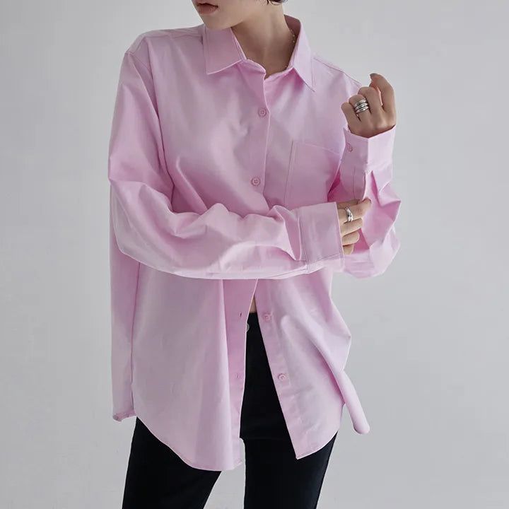 blitti（ブリッティ）の「[made] [Hopin] Boyfit Oxford Cotton Shirt - 5 Colors（Tops）」