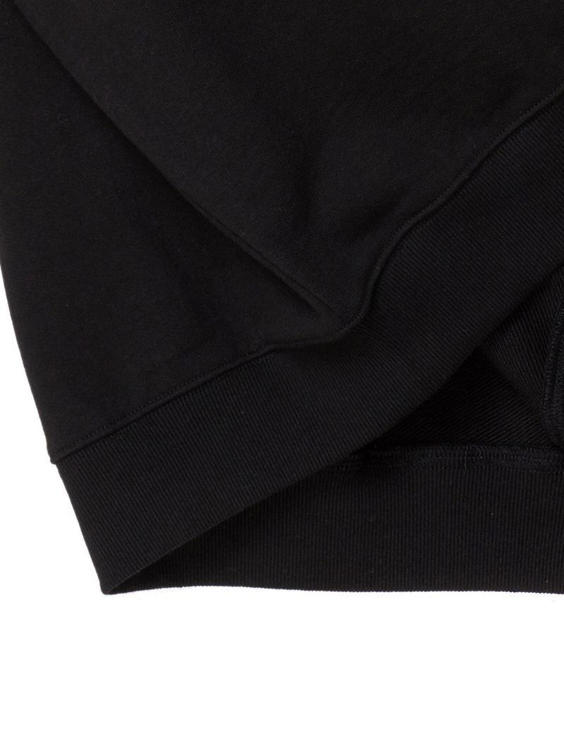 EMBLEM PATCHWORK SWEATSHIRT (BLACK)