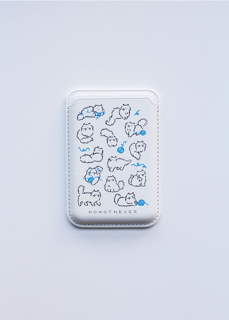 MagSafe Card Wallet Cream Cat