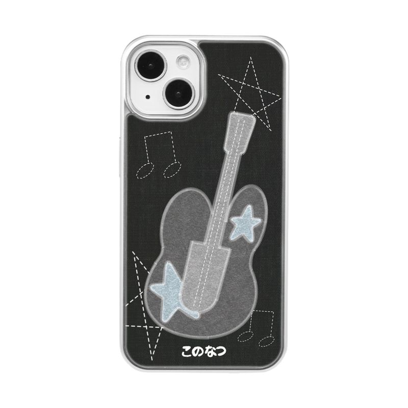 cononatz（コノナツ）の「[MADE] I’m a rock star! silver epoxy case🎸（Smartphone Accessories）」