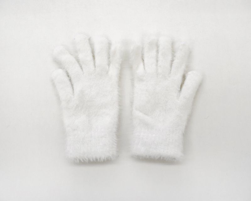 Minka star point fur gloves