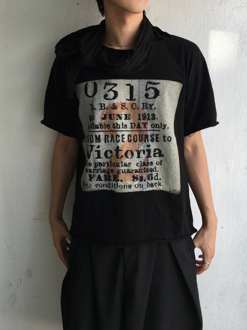 Victoria slub short sleeve T-Shirt 3C