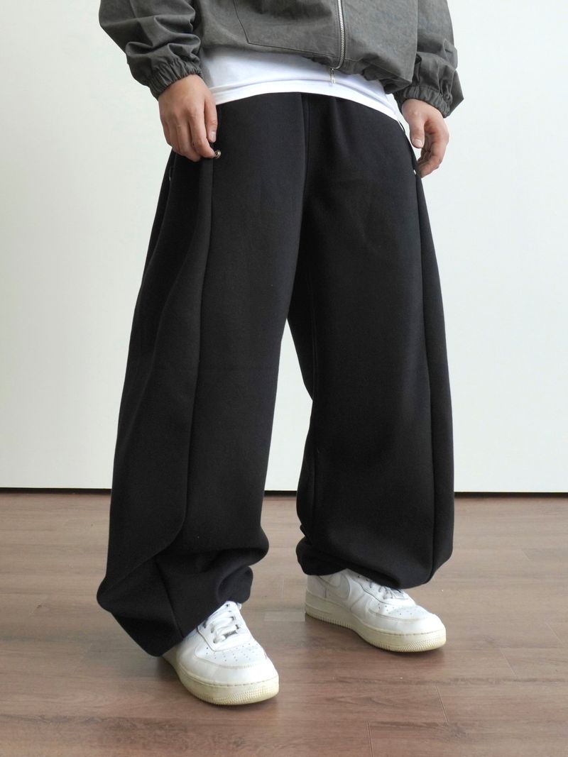 Pinch Side Snap Sweat Pants 6C