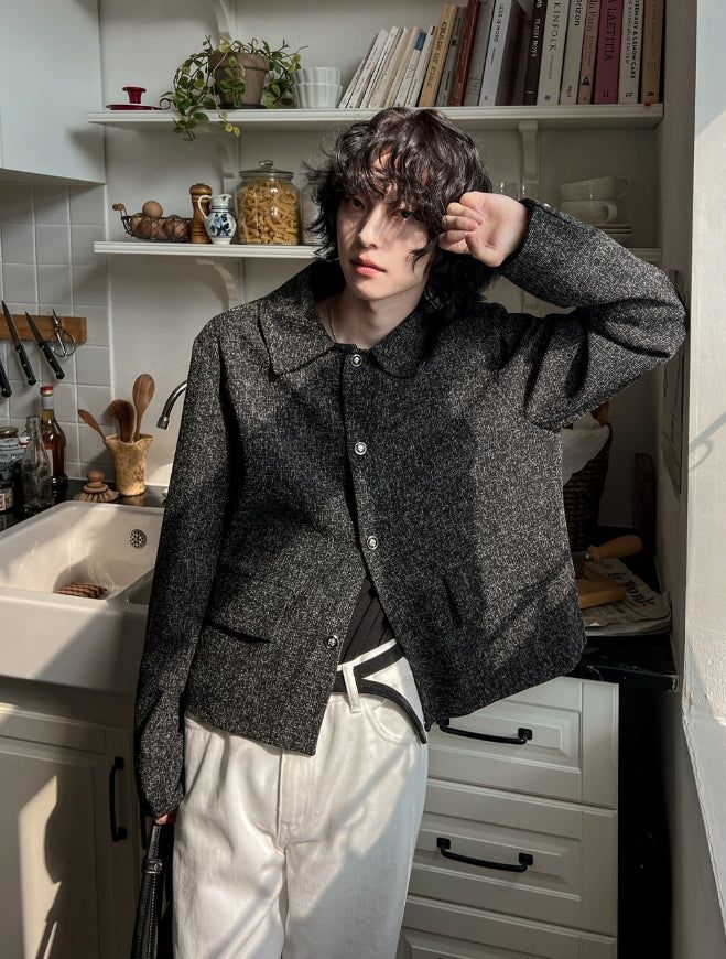 Bay Tweed Crop Jacket