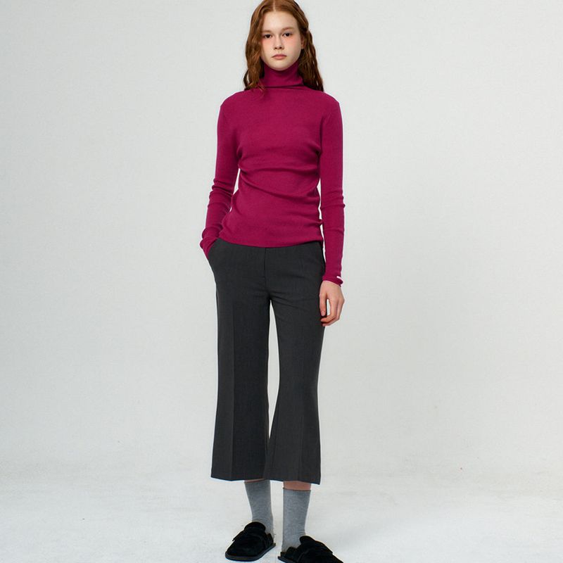 Basic Turtle Neck Knit_5Color