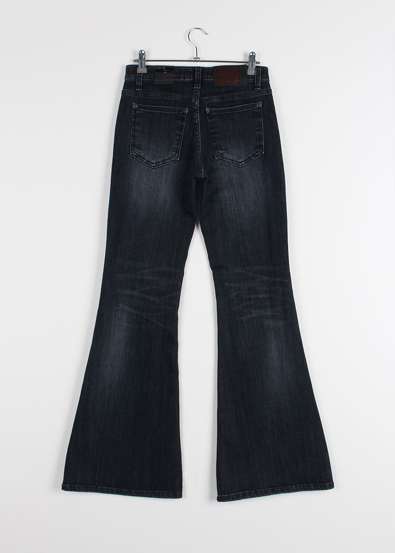 FIT LOW BOOTS CUT DENIM