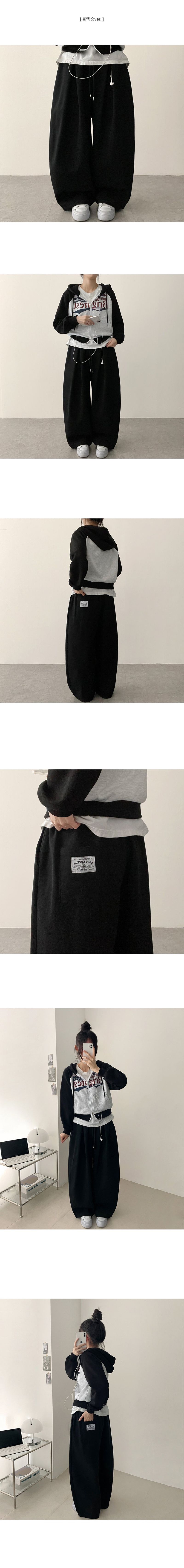 Millet Tantan Back Pocket Patch Pintuck Wide Pants[Long & Short]