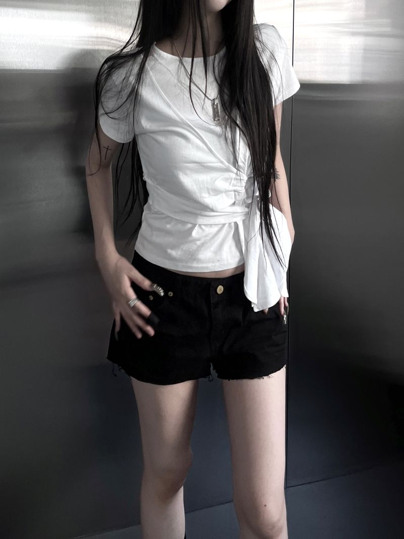 layered twist wrap strap T (2color)
