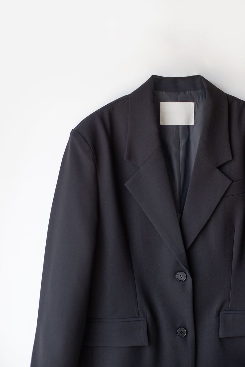 Boy wool jacket (Black)
