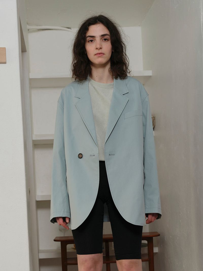 OVERLAP JACKET JADE