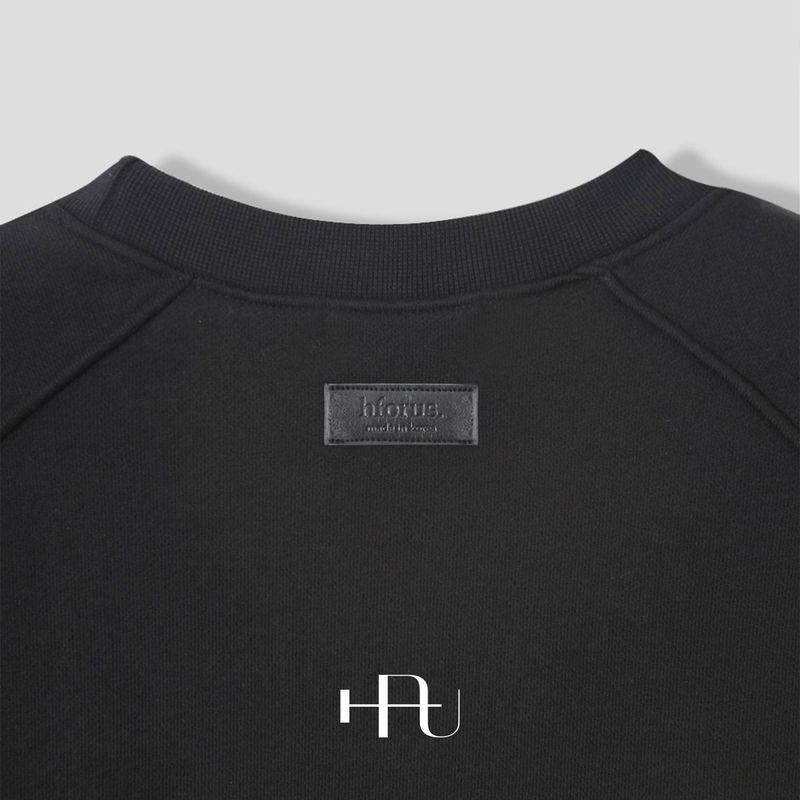 [HFORUS MADE]Layer Shoulder Sweatshirt IN RED