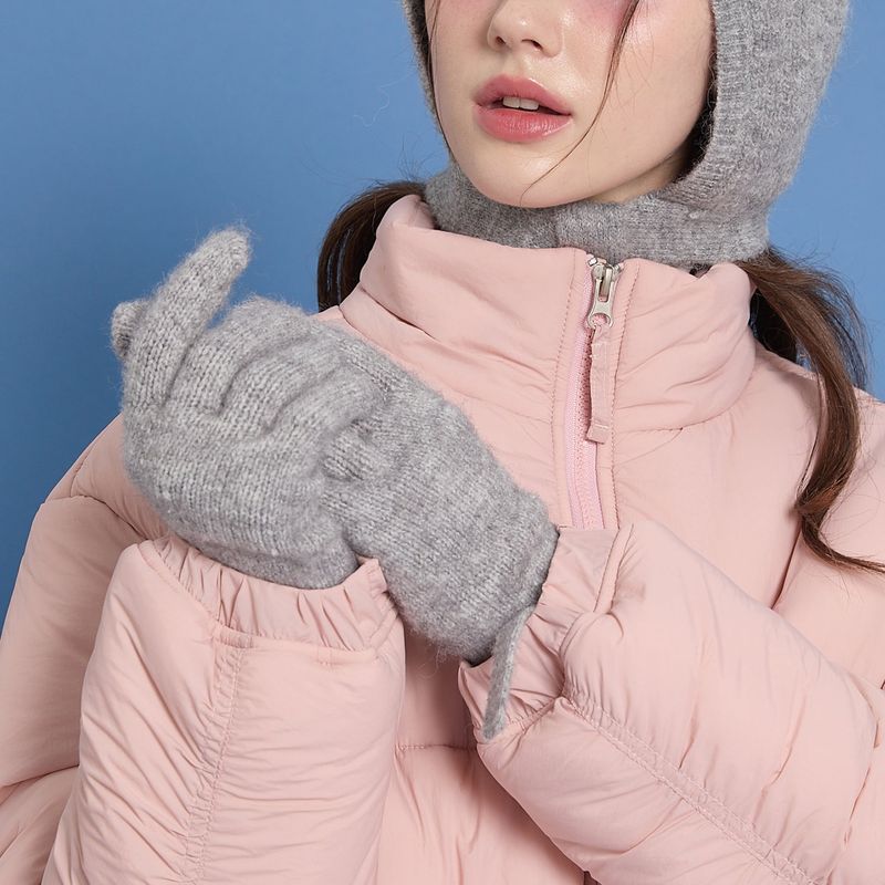 Hairy Ribbon Gloves 6 COLOR