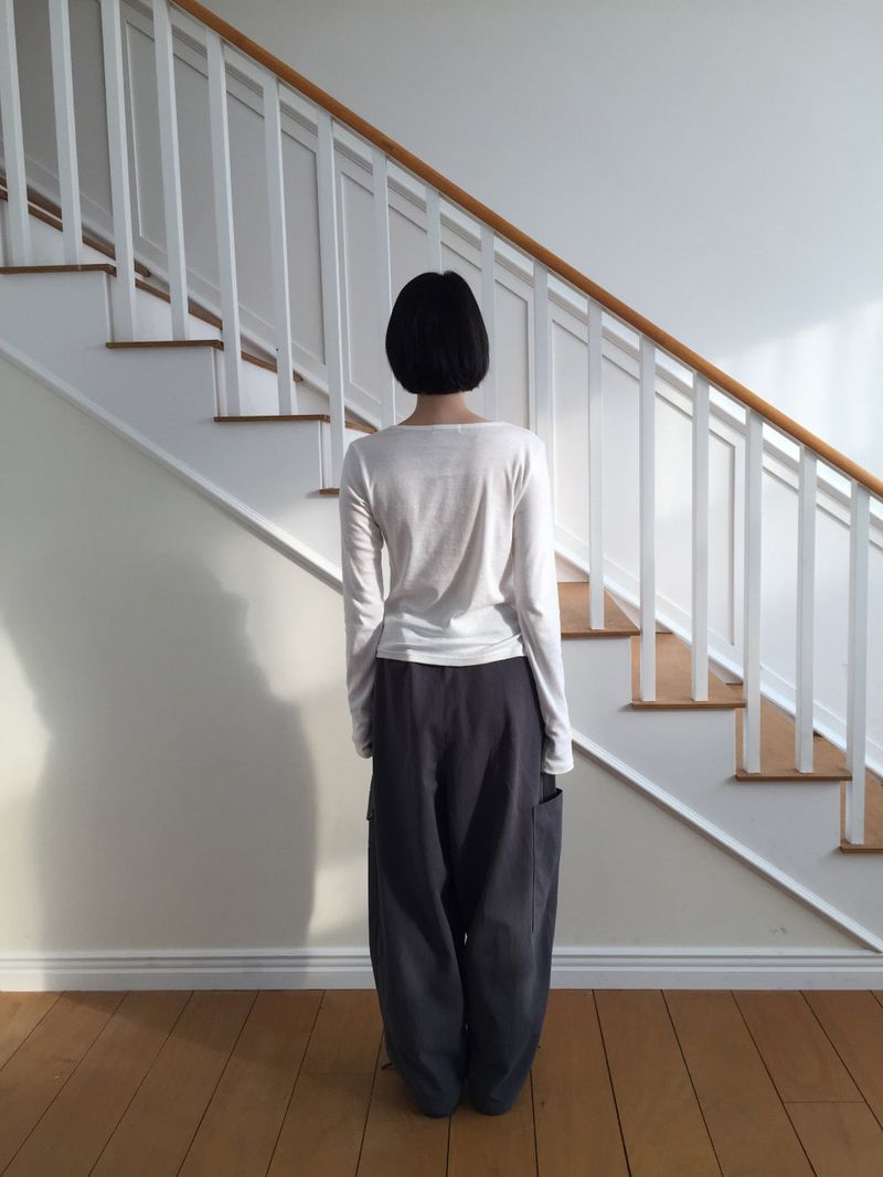 Mark Balloon Cotton Pants (2color)