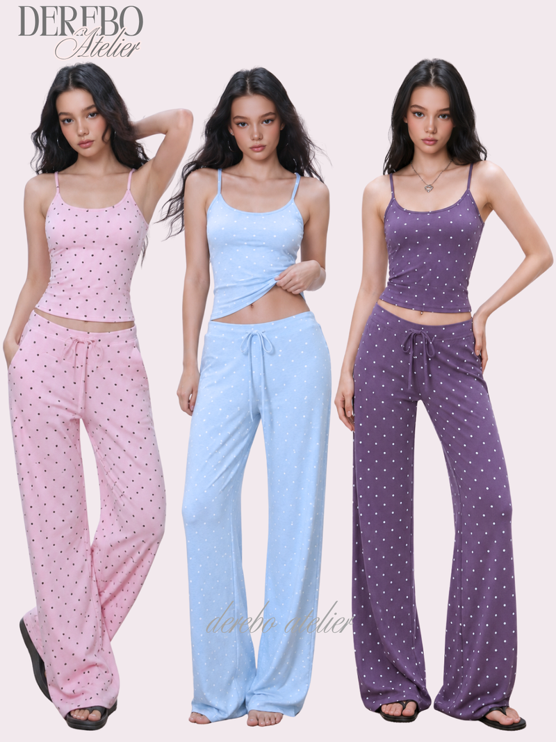 dereborujo（ドレボルゾー）の「Raina Dot Pad Training Setup (LONG PANTS)（Pants）」