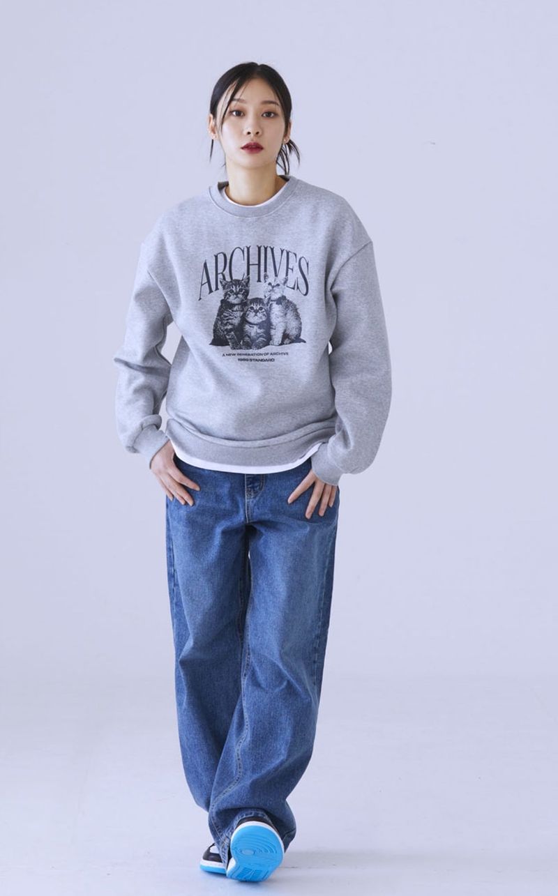 ARCHIVES CAT Sweatshirt (STMSTD-0001)