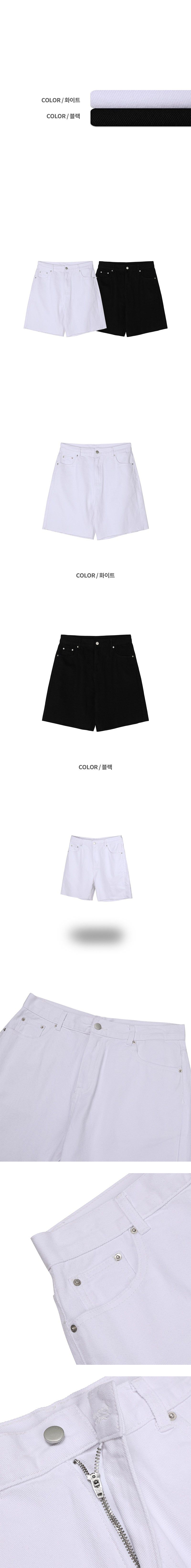 [S/S] Rough cutting short denim pants(2color)