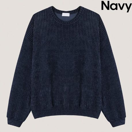Tachy Velvet Knit Sweatshirt