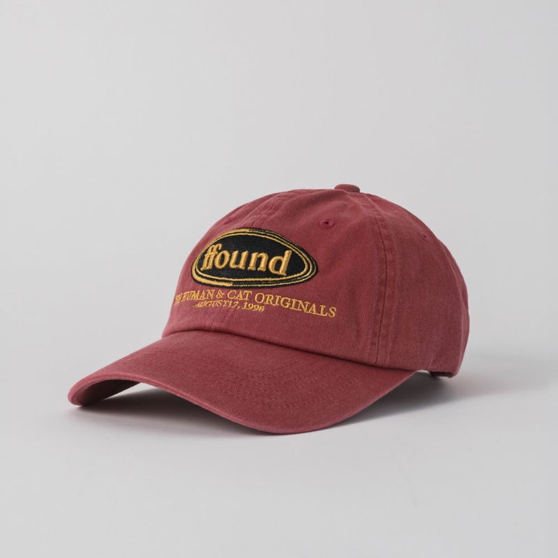 FFOUND WASHED VINTAGE BALL CAP / RED