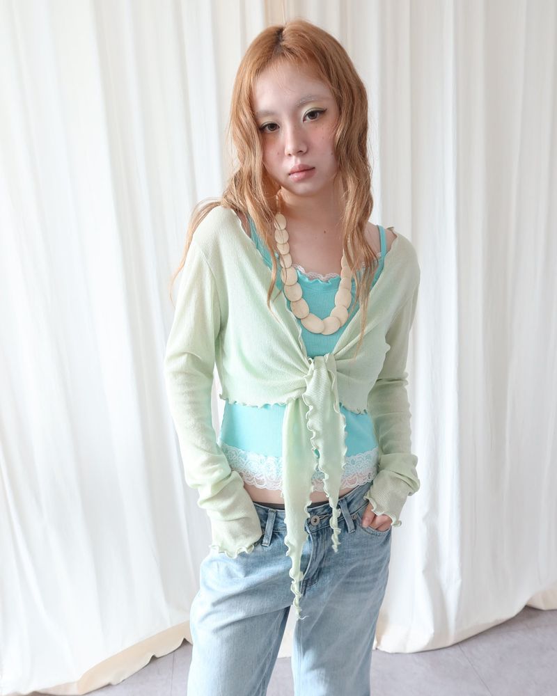 DEW TIE CARDIGAN