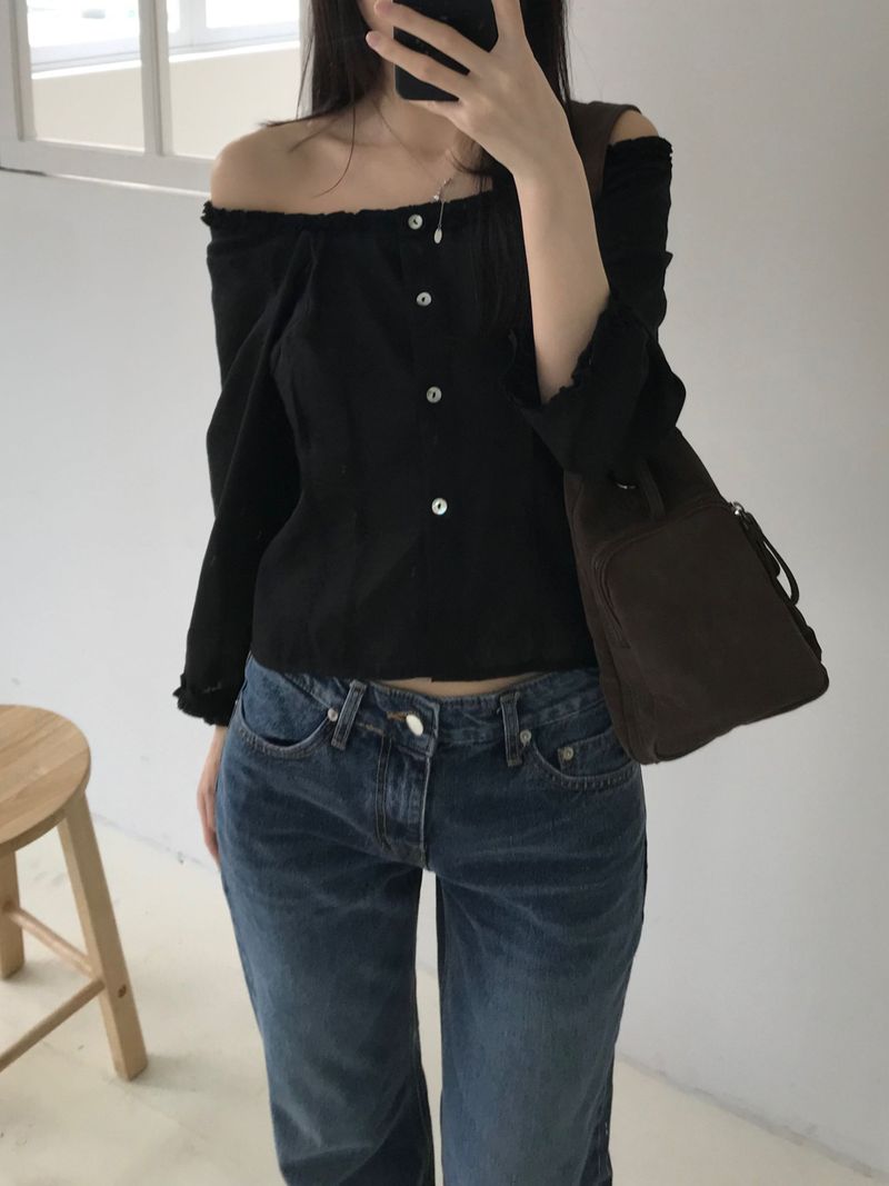 Miel frill blouse (3 colors)