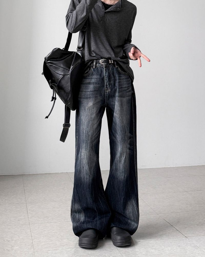 Miake Washing Flare Denim