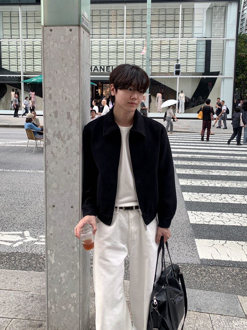 [Premium] Laurent Herringbone Wool Jumper